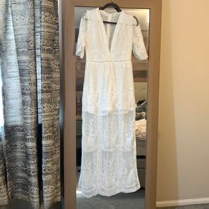 Engagement romper dress